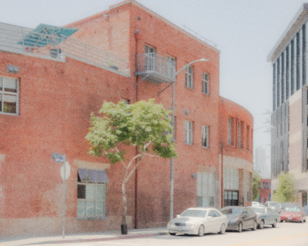 behind downtown