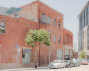 behind downtown