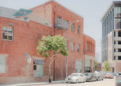 behind downtown