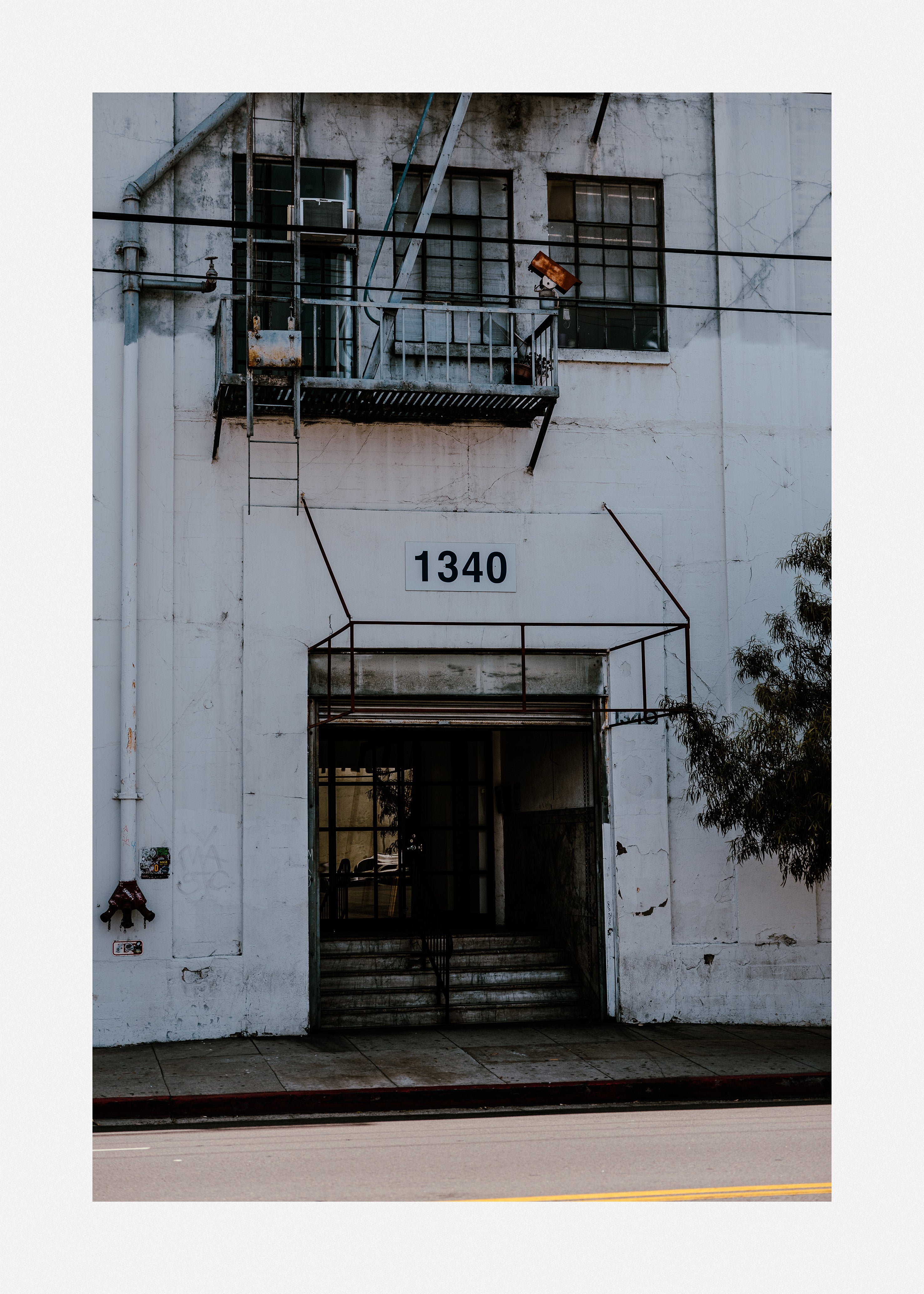 Explore unique art prints featuring urban street views in Los Angeles