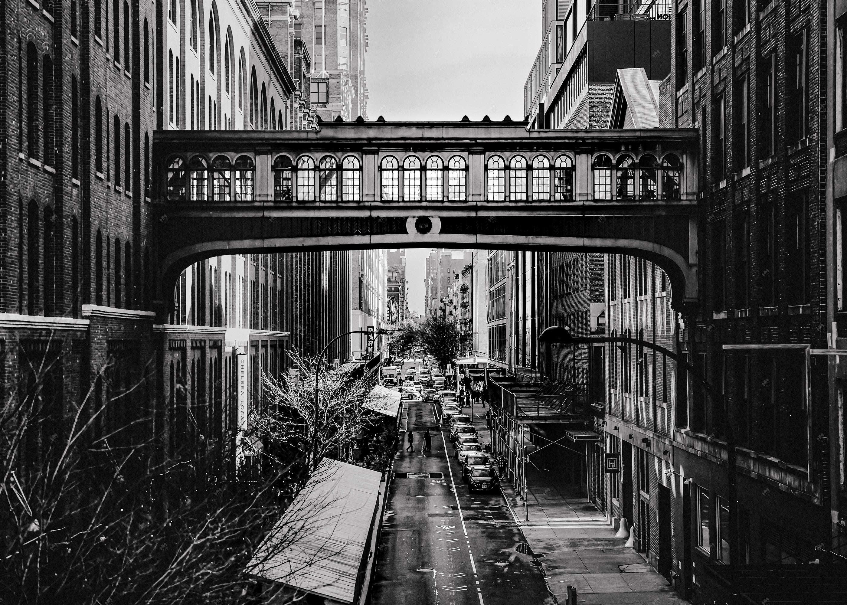 Chelsea Market skybridge in New York City