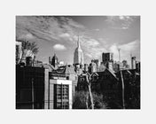 nyc empire state build on brick