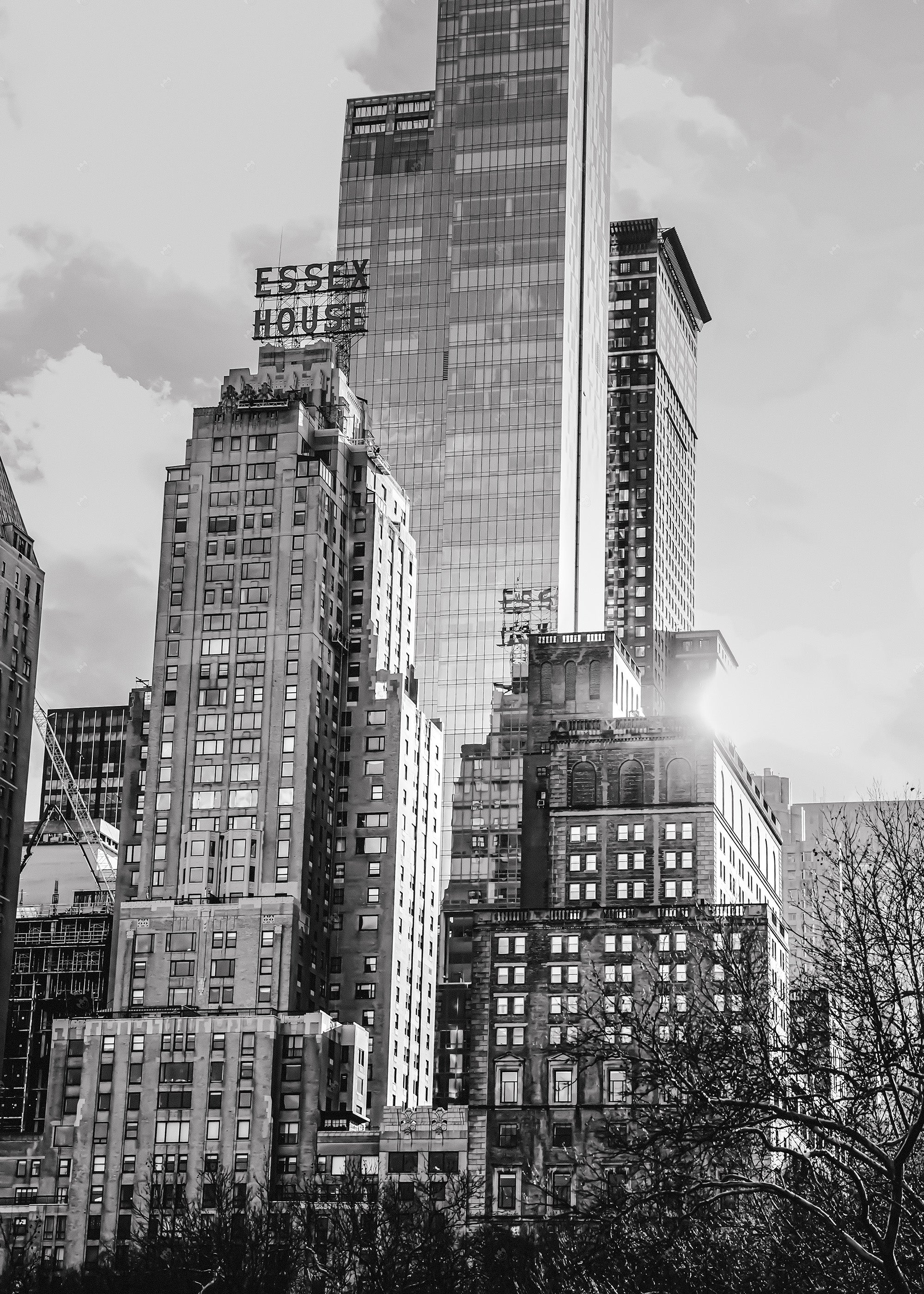 New York bllionaire row featuring Essex House