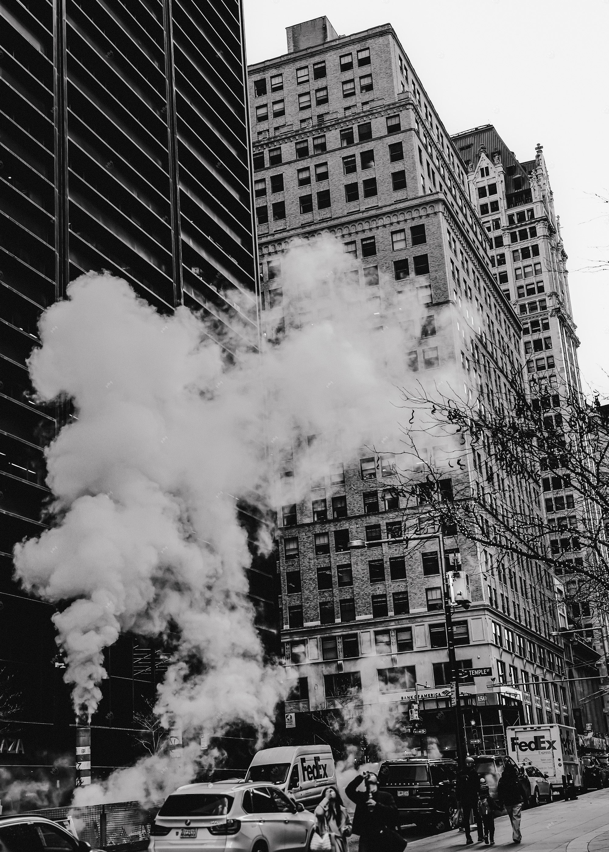 Liberty street in New York City