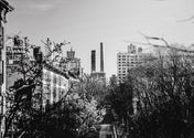 New York City look along 22nd street