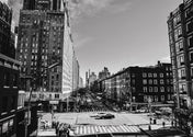 Road crossing in New York City