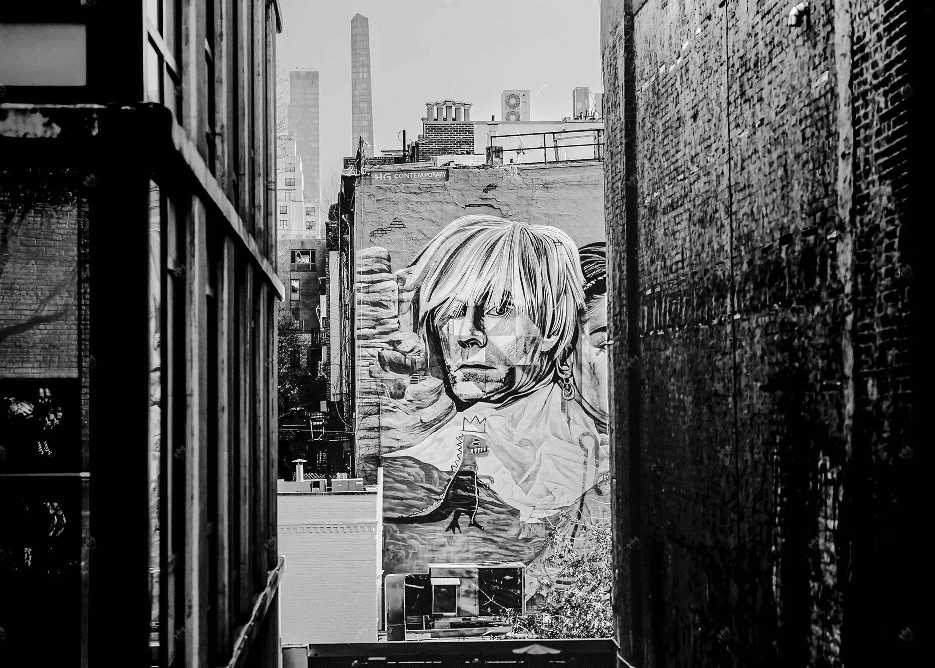 Mural on 10th Avenue in New York City