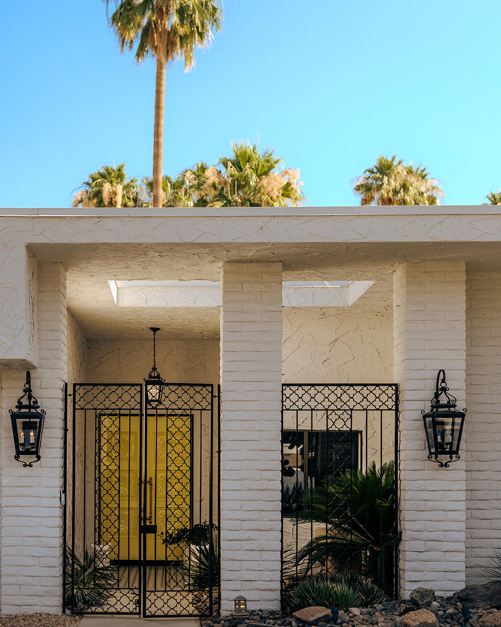 palm springs yellow door